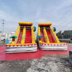 Tobogán Acuático Inflable Comercial al por Mayor, Castillo Hinchable con Tobogán de Agua de Dinosaurios para Fiestas Infantiles en el Patio Trasero - Product Image 2