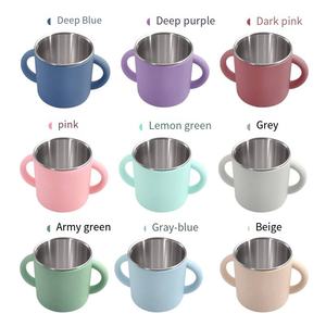 Groothandel <span class=keywords><strong>Food</strong></span> Grade Siliconen Kids Tafelgerei Voedingsset Siliconen Baby Bib Lepel Bord Kom - Product Image 6