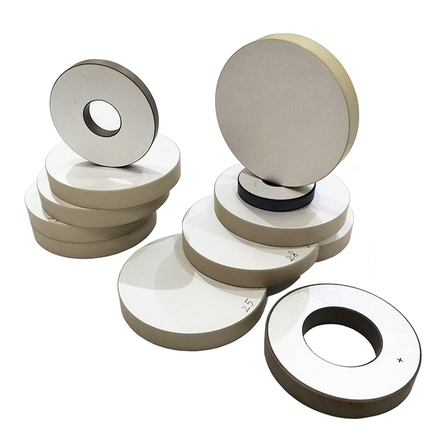 Factory Direct Sales Ultrasonic Transducer Piezo Ceramic Sensors Pzt4  Pzt5 Ultrasonic Disc 20mm