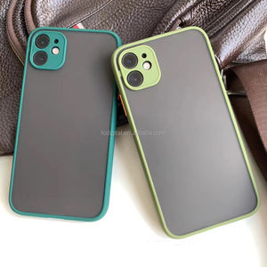 Nouveau choc couleur peau sentiment givré étui de téléphone portable pour <span class=keywords><strong>iPhone</strong></span> 16 15 14 <span class=keywords><strong>13</strong></span> caméra couverture complète fantôme mat pour Huawei Xiaomi - Product Image 1