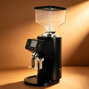 Moulin à café commercial robuste, meules plates de 100 mm, 800 W, machine à moudre les grains de café expresso professionnelle, sans agglomération, 1,5 L - Product Image 4