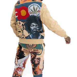 Мужской жаккардовый пуховик - Product Image 6