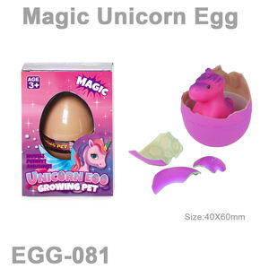 <span class=keywords><strong>Huevo</strong></span> expandible de <span class=keywords><strong>unicornio</strong></span> para incubar, juguete de regalo de cumpleaños con inflación creciente de agua de animales mágicos, juguetes educativos - Product Image 3