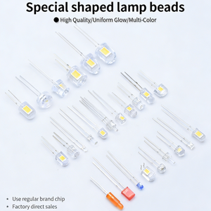 JNJ Composants LED DIP 3mm 5mm 8mm 10mm F3 F5 F8 F10 Lumière Rouge, Blanc Chaud, Blanc Froid Personnalisable Multi-Pinces Prix Usine OEM ODM - Product Image 3