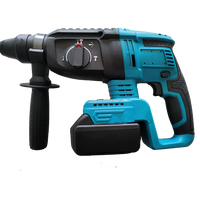 Juego de Herramientas de Renovación Inalámbricas Profesionales de 18 V, Martillo Rotatorio, Lijadora, Pulverizador de Pintura, Soplador, Kit Combinado