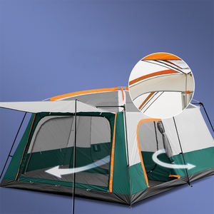 <b>Waterproof</b> Portable Lightweight 10 Man Summer Camping <b>Tent</b> Automatic Double Layer Camouflage Outdoor <b>Tent</b> - Product Image 3