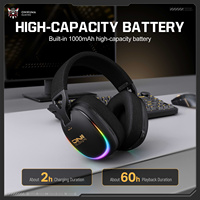 Casque audio très vendu ONIKUMA GT805 sans fil Bluetooth haute fidélité pour jeux, avec approbation CE FCC ROHS