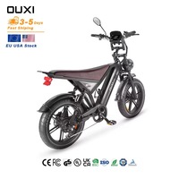 Bicicleta Eléctrica FLM GT20 de 20 Pulgadas con Neumáticos Anchos, 48V 250W/500W-1000W, Freno Hidráulico, Nuevo Modelo, para Adultos, Disponible en Almacén de la UE