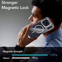 Étui de téléphone transparent en acrylique avec support de lentille invisible pour iPhone 17 Pro Max Air 14 15 16 Plus 13 12 11