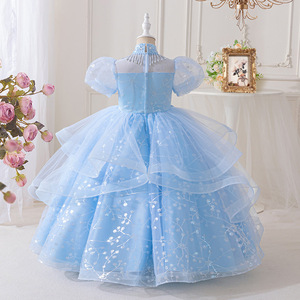 Abito da Cerimonia per Bambina Stile Europeo-Americano <span class=keywords><strong>Elegante</strong></span> e di Lusso con Cristalli - Product Image 2