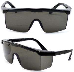 نظارات السلامة الصناعية, نظارات السلامة الصناعية موديل EN166 & ANSI <span class=keywords><strong>Z</strong></span> 87.1 مع عدسات شفافة ومدخنة للحماية من الأشعة فوق البنفسجية - Product Image 4