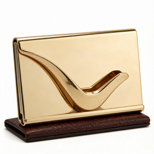 High Precision Custom CNC Machining Service Stainless Steel Business Card Holder Modern Desk <b>Accessory</b> - Product Image 6