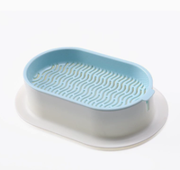 Boîte à herbe pour chat détachable et lavable, pot auto-plantant hydroponique sans terre, friandise pour chat pour l'élimination des boules de poils, fournitures pour animaux de compagnie