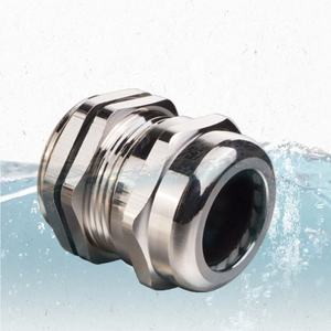 Fourniture d'usine laiton brasé plaqué avec presse-étoupe métallique étanche en nickel M20 PG13.5 - Product Image 3