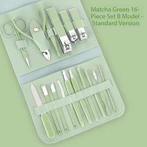 다채로운 색상의 3피스 스테인리스 스틸 손톱깎이 세트, 넓은 투입구, 휴대용 손톱깎이 - Product Image 1