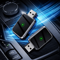 Adaptador Inalámbrico Universal 2 en 1 para Autos con CarPlay Cableado de Fábrica, Conexión WiFi 6 de Alta Velocidad a 5.8GHz, Directo de Fábrica