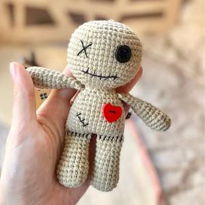 Poupées Vaudoo en Tricot et Crochet, Jouets Amigurumi Effrayants pour Halloween, Poupées Vaudoo Faite Main au Crochet pour Halloween - Product Image 2