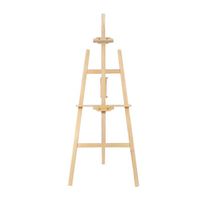 Vielseitiger Kiefernholz-A-Frame-Ständer, verstellbarer Künstler-Bodenständer für Malerei, Ausstellungen und Hochzeits-Schilderhalter