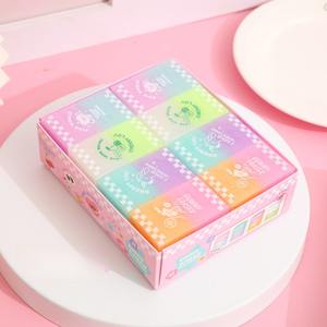 ممحاة بتدرج إبداعي بلون الهلام لتنظيف القرطاسية الطلابية ، ممحاة رسم شبه شفافة وخالية من الخدش - Product Image 6