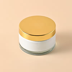 Pot en verre pour gommage au <span class=keywords><strong>sucre</strong></span> avec couvercles, 100g, 200, 250, grand pot en verre à large ouverture pour crème corporelle, pot en verre transparent vide avec couvercle pour cosmétiques - Product Image 3