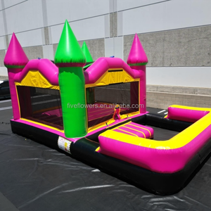 Castillo Inflable Multicolor de 4x4m, Brincolines Inflables para Fiesta, Comprar Castillo Inflable en Línea - Product Image 3