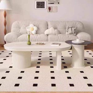 Ensemble <span class=keywords><strong>de</strong></span> tables basses <span class=keywords><strong>de</strong></span> salon 2026 <span class=keywords><strong>blanc</strong></span>, luxueux, sophistiqué, moderne, écologique, durable, à <span class=keywords><strong>prix</strong></span> abordable et haut <span class=keywords><strong>de</strong></span> gamme - Product Image 2