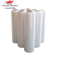Film étirable en plastique transparent souple de qualité industrielle YIHONG, haute résistance à la traction, imperméable, anti-rayures, pour emballage de surface
