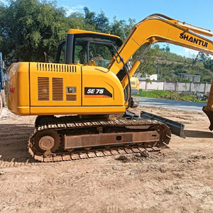 รถขุดตีนตะขาบขนาดเล็กยี่ห้อชั้นนำของจีน Shantui SE75 พร้อมเครื่องยนต์ Kubota - Product Image 1