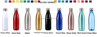 Bouteille d'eau sport isotherme à double paroi en acier inoxydable 304, performance thermique 12-24 heures, forme balle