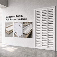 Volets de plantation OEM/ODM sur mesure, vente en gros directe usine pour projets B2B mondiaux et solutions de couverture de fenêtres commerciales