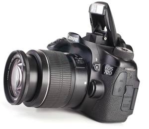 Appareil photo professionnel HFT EOS <span class=keywords><strong>70D</strong></span> avec objectif zoom EF-S 18-55 mm Kit Cadre APS Vidéo Full HD 1080P Carte SD - Product Image 2