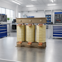 Réacteur de sortie triphasé VFD 1,5 kW 2,2 kW 3,7 kW, réacteur de ligne de sortie CA pour convertisseur de fréquence, entraînement de moteur, bobine de refoulement