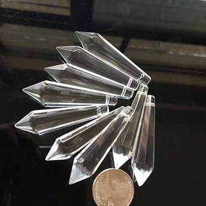 Partes de Lustre de Cristal Diamante Vintage de Luxo com Prisma Cortado para Decoração de Casamento e Feriados - Product Image 1