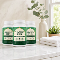 Capsules Minceur Plus pour la Gestion du Poids avec Extrait d'Herbes pour Adultes - Sans Gluten et Soutien Immunitaire