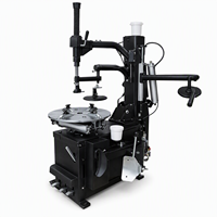 Démonte-pneus entièrement automatique avec bras d'assistance à trois positions et bras oscillant