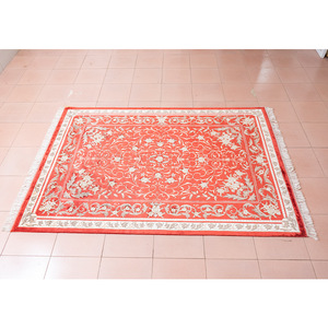 พรมไหมขนสัตว์สำหรับห้องนั่งเล่น ทอมือ - Product Image 6