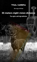 HG200 4G Trail Camera 0.2s caméra de chasse Trail Night Vision IP66 pièges Photo faune caméra animaux caméra de Surveillance