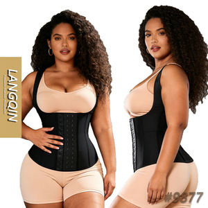 LANGQIN Plus Size Latex Vest Waist Trainer <b>Women</b> Slimming Waist Cincher <b>Corset</b> - Product Image 1