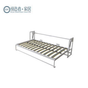 Producto personalizado de fábrica, camas de pared Murphy plegables con apertura <span class=keywords><strong>Horizontal</strong></span> Queen, <span class=keywords><strong>cama</strong></span> de Metal <span class=keywords><strong>para</strong></span> camas que ahorran espacio - Product Image 5