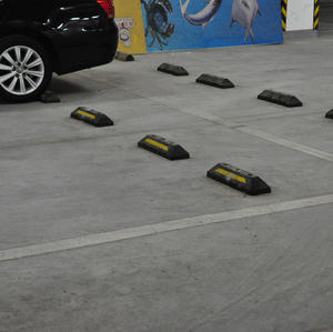 Bloqueador de Estacionamiento Sólido para Autos, Anticolisión, Retenedor de Goma, Limitador de Espacio de Estacionamiento en Garaje, Reductor de Velocidad Modelo 600 - Product Image 4