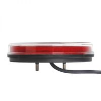 Feux arrière LED ronds de 5,5 pouces pour remorque, 12/24V, homologués ECE EMARK, étanches, avec feux de freinage, de position et de clignotants pour camion