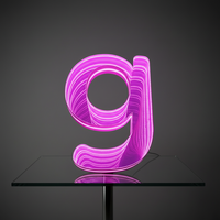 Lampu Neon LED Akrilik 3D Infinity Mirror Tunnel Karakter Bercahaya Tahan Air Dekorasi Lanskap Kustom