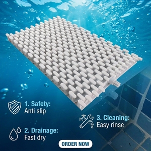 Rejillas Dentadas para Piscinas y Spas de ABS al por Mayor, Resistentes a <span class=keywords><strong>la</strong></span> Corrosión, Antideslizantes, Resistentes a los Pinchazos y a los Rayos UV - Product Image 6