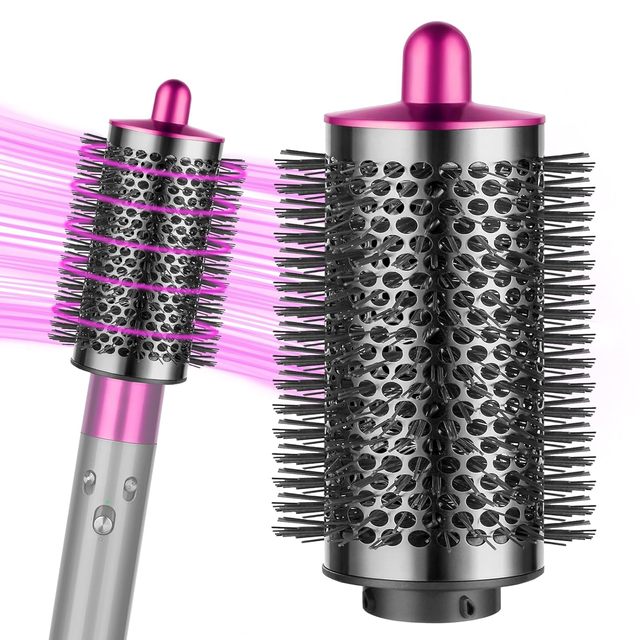 Upgraded Large Round Brush Attachment for Dyson Air Wrap Jumbo Bigger Oval Round Volumizing Brush for Dyson Airwrap Accessories