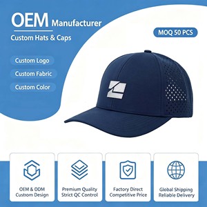Gorra de Alto Perfil Azul Rey para Primavera y Verano, de Nylon, sin Estructura, con Cierre a Presión, Impermeable, para Actividades Tropicales y al Aire Libre - Product Image 1