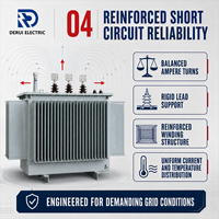 Transformador de Potencia Sumergido en Aceite S22 10kV 11kV 400V 30kVA 2500kVA Optimización Completa de Pérdidas del Sistema Bobinado de Cobre para Distribución
