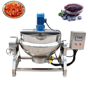 50 Gallon Industrial Paste Cooking Low Noise Tilting Pot With Agitation <strong>Burner</strong> Gas Jacketed <strong>Kettle</strong> With Mixer and Cooker - Product Image 1