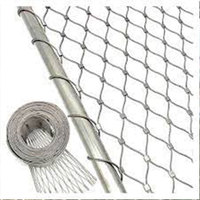 Maille de corde en acier inoxydable de sécurité haute résistance en gros pour balustrade et clôtures avec un matériau 316 durable et durable