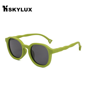 Children <b>Sunglasses</b> <b>Square</b> Full Rim Polarized UV400 Retro Sun Protection Unisex 23029 - Product Image 4