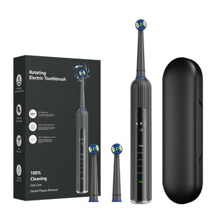 Rotating Electric <b>Toothbrush</b> IPX7 Waterproof Rechargeable <b>Battery</b> 50 Days Use With Type C Charging Oral Care - Product Image 1